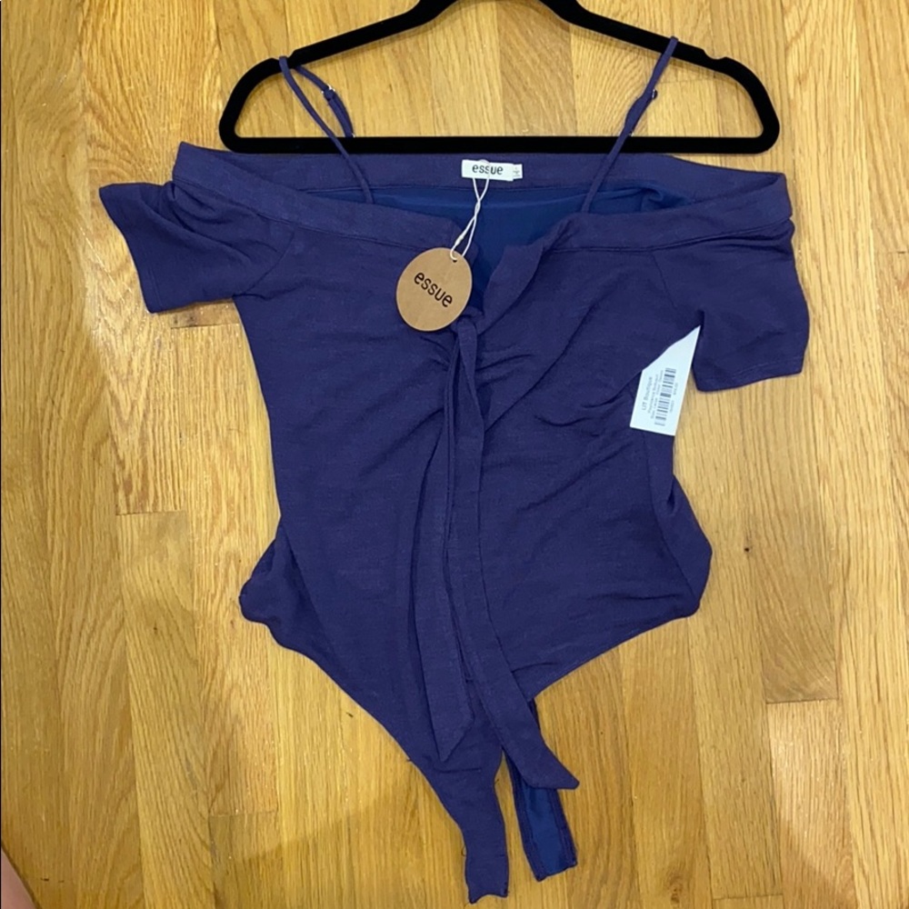 Blue bodysuit